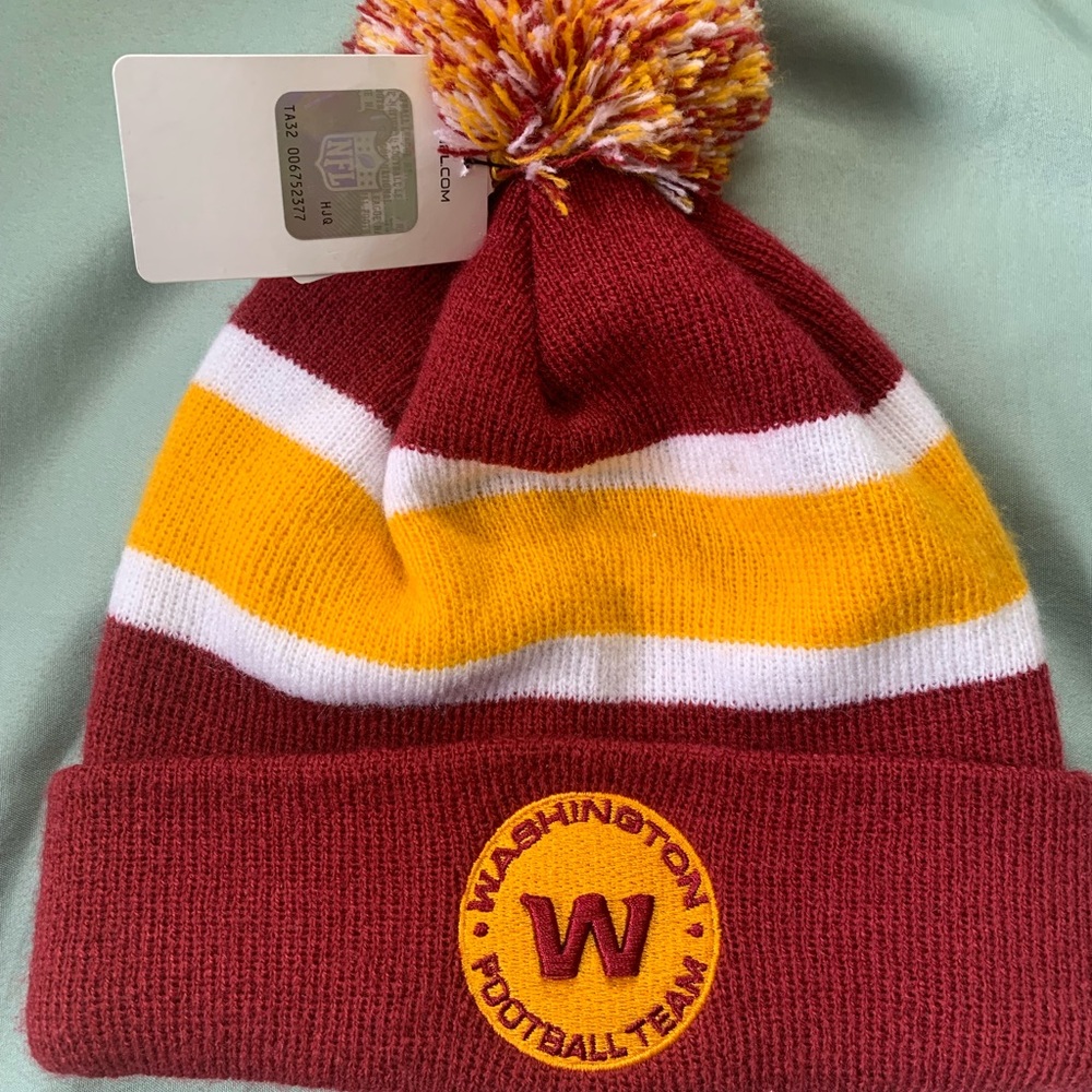 NFL Washington football team youth kids beanie hat